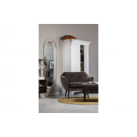 Rocco hocker fluweel warm groen